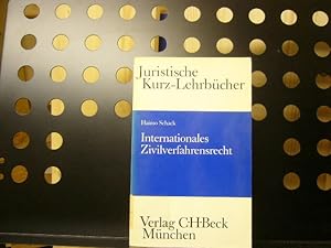 Bild des Verkufers fr Internationales Zivilverfahrensrecht zum Verkauf von Antiquariat im Kaiserviertel | Wimbauer Buchversand