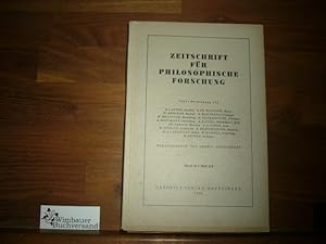 Imagen del vendedor de Zeitschrift fr philosophische Forschung - Band II - Heft 2-3, 1948 a la venta por Antiquariat im Kaiserviertel | Wimbauer Buchversand