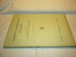 Seller image for Archivo Glottologico Italiano. Volume LVI. Fascicolo II for sale by Antiquariat im Kaiserviertel | Wimbauer Buchversand