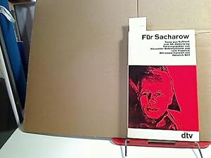 Image du vendeur pour Fr Sacharow : Texte aus Russland zum 60. Geburtstag am 21. Mai 1981. hrsg. von Alexander Babjonyschew u. Lew Kopelew. Mit e. Vorw. von Heinrich Bll. [Aus d. Russ. bers. von Irene Buschmann . Texte aus Russland von Anna Achscharumowa .], dtv ; 1764 mis en vente par Antiquariat im Kaiserviertel | Wimbauer Buchversand