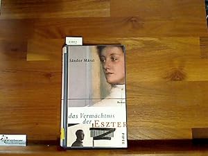 Bild des Verkufers fr Das Vermchtnis der Eszter : Roman. Aus dem Ungar. von Christina Viragh zum Verkauf von Antiquariat im Kaiserviertel | Wimbauer Buchversand