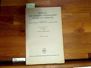 Bild des Verkufers fr Beitrge zur Geschichte der Deutschen Sprache und Literatur. 77. Band, 1.-3. Heft, 1955 zum Verkauf von Antiquariat im Kaiserviertel | Wimbauer Buchversand