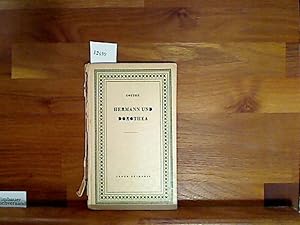 Bild des Verkufers fr Hermann und Dorothea zum Verkauf von Antiquariat im Kaiserviertel | Wimbauer Buchversand