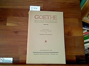 Imagen del vendedor de Goethe. Neue Folge des Jahrbuchs der Goethe-Gesellschaft. 30. Band a la venta por Antiquariat im Kaiserviertel | Wimbauer Buchversand