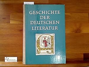 Seller image for Geschichte der deutschen Literatur for sale by Antiquariat im Kaiserviertel | Wimbauer Buchversand