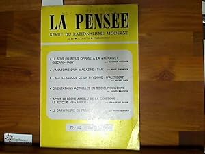 La Pensée. Revue du Rationalisme Moderne. N° 182, Aout 1975