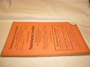 Imagen del vendedor de Geologisches Zentralblatt. Anzeiger fr Geologie, Petrographie, Palaentologie und verwandte Wissenschaften. Abteilung B Palaeontologie. Band 16 Nr. 10 (Registerheft), 28. Februar 1942 a la venta por Antiquariat im Kaiserviertel | Wimbauer Buchversand