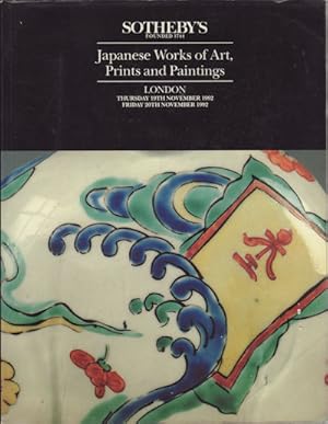Japanese Works of Art, Prints and Paintings.
