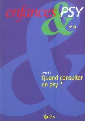 enfances et psy n.30 : quand consulter un psy ?