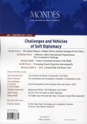 REVUE MONDES n.9 : la diplomatie d'influence : attractivité et rayonnement