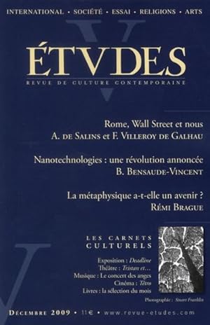 Revue Etudes Assas ; Nanotechnologies : Une Révolution Avancée ; La Métaphysiqye A-T-Elle Un Aven...