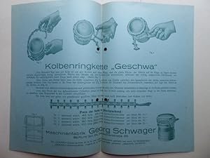 "Geschwa"-Kolbenringkette.