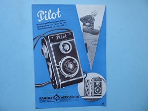 "Pilot" die einzige Mattscheiben-Reflex-Springkamera der Welt für das Kleinbildformat 3x4 cm.