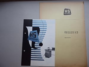 "HS + büromöbel +". (Büromöbelprospekt. Ausbabe 1959).