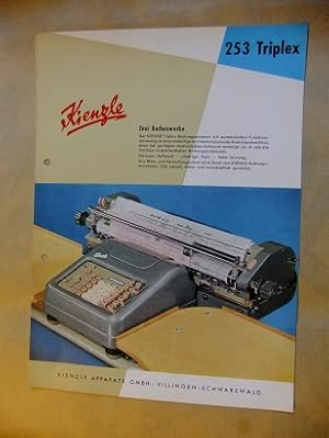 Kienzle 253 Triplex - Buchungsautomat (drei Rechenwerke).