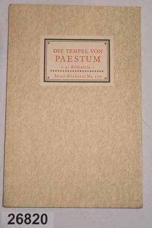 Seller image for Die Tempel von Paestum nsel-Bcherei Nr. 170) for sale by Versandhandel fr Sammler