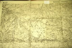 Bild des Verkufers fr Landkarte Nr. 27 Amiens-Chauny zum Verkauf von Versandhandel fr Sammler