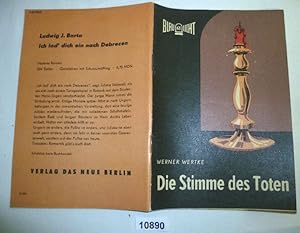 Bild des Verkufers fr Die Stimme des Toten - Kriminalerzhlung (Reihe: Blaulicht Nr. 61) zum Verkauf von Versandhandel fr Sammler