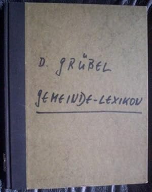 Imagen del vendedor de Gemeinde - Lexikon des Deutschen Reiches. Alphabetische Zusammenstellung der selbststndigen Ortschaften und Gutsbezirke (politischen Gemeinden) im deutschen Reichsgebiete nebst Angabe der einschlgigen Amtsgerichte, Verwaltungsbehrden, Landgerichte, Oberlandesgerichte und Regierungsbezirke. a la venta por Versandantiquariat K. Rehm