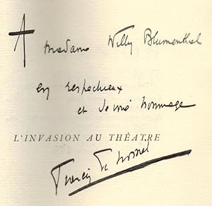 L'invasion au théâtre.