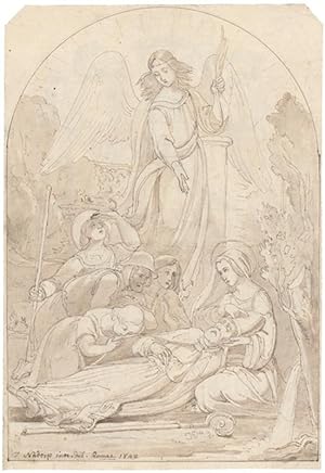 Tod des heiligen Nikolaus von Myra.