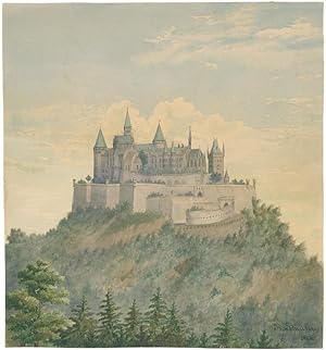 Ansicht von Burg Hohenzollern.