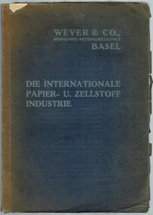 Immagine del venditore per Die internationale Papier- und Zellstoff-Industrie. venduto da Antiquariat Fluck