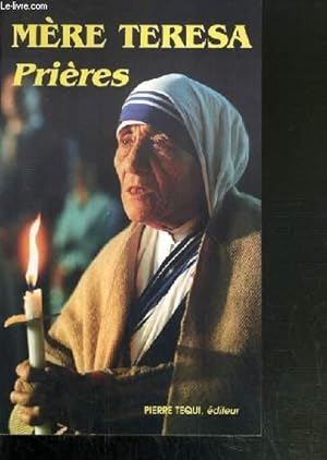 Bild des Verkufers fr MERE TERESA - PRIERES zum Verkauf von Le-Livre