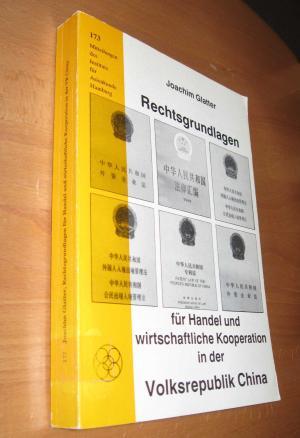 Seller image for Rechtsgrundlagen Fr Handel Und Wirtschaftliche Kooperation in Der Volksrepublik China for sale by Dipl.-Inform. Gerd Suelmann