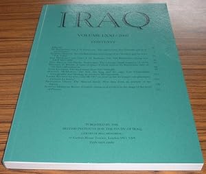 Immagine del venditore per Iraq Volume LXXI 2009 venduto da Jaycey Books