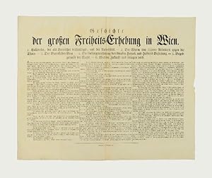 Geschichte der großen Freiheits-Erhebung in Wien".