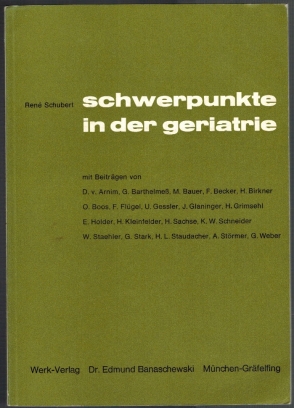 Image du vendeur pour Schwerpunkte in der Geriatrie mis en vente par Elops e.V. Offene Hnde