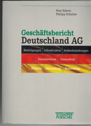 Bild des Verkufers fr Geschftsbericht Deutschland AG zum Verkauf von Elops e.V. Offene Hnde