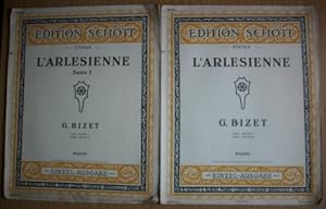 Bild des Verkufers fr L'Arlesienne ; L'Arlesienne Suite I; G. Bizet 03476/1/2 Suite I und 03478/1/2 Suite II; Piano; 2 Bnde zum Verkauf von Elops e.V. Offene Hnde