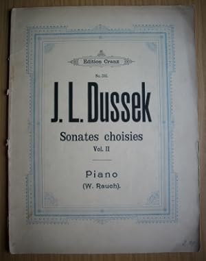 Seller image for Compositions pour Piano; Sonates choisies; Edition revue et soigneusement doigte par W. Rauch; Editon Cranz No. 316; Nr. C. 42025, C 42026, C. 42027 for sale by Elops e.V. Offene Hnde