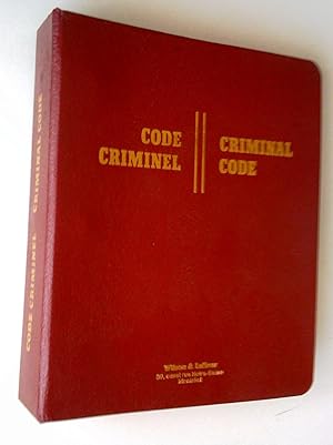 Code criminel - Criminal Code