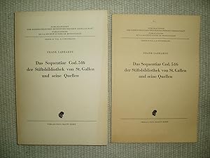 Immagine del venditore per Das Sequentiar Cod. 546 der Stiftsbibliothek von St. Gallen und seine Quellen [Textband + Notenband] venduto da Expatriate Bookshop of Denmark
