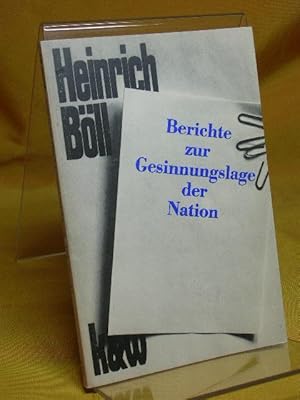 Berichte zur Gesinnungslage der Nation. pocket 64 Eine Satire von Heinrich Böll.