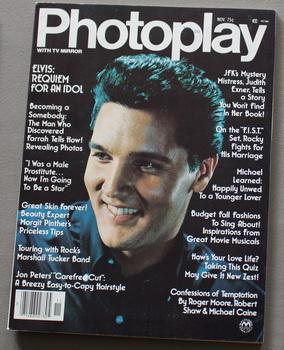 PHOTOPLAY Witth TV Mirror Elvis Photo Cover. - February 1977 (Top Film ...