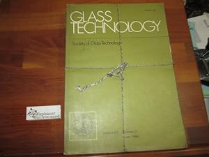 SOCIETY OF GLASS TECHNOLOGY. JOURNAL Konvolut 1975-1980