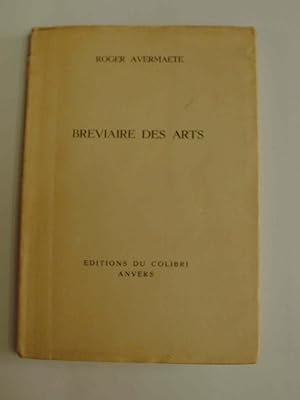 Immagine del venditore per Brviaire des arts venduto da A. Van Zaelen antiquariaat