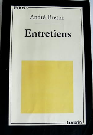 ENTRETIENS 1913-1952. A CURA DI MARIE-JOSÉ HOYET