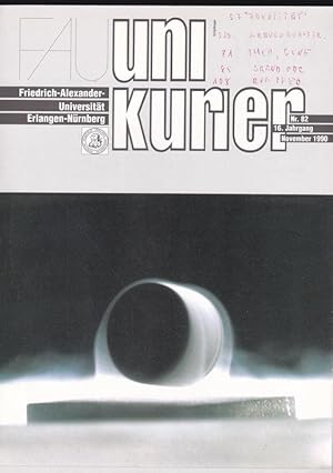 Bild des Verkufers fr Uni-Kurier Nr. 82, 16. Jahrgang, November 1990 zum Verkauf von Versandantiquariat Karin Dykes