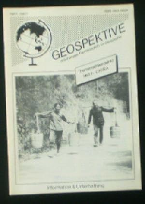 Geospektive, Unabhängige Fachzeitschrift für Geographie, Heft 1 (1987) 1. Jahrgang