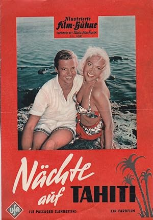 Bild des Verkufers fr Illustrierte Film-Bhne Nr. 4300, Nchte auf Tahiti (Le Passager Clandestin), Ein Farbfilm zum Verkauf von Versandantiquariat Karin Dykes