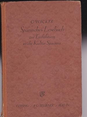 Spanisches Lesebuch zur Einführung in die Kultur Spaniens