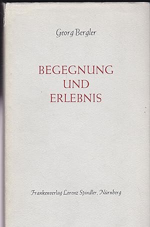 Immagine del venditore per Begegnung und Erlebnis venduto da Versandantiquariat Karin Dykes
