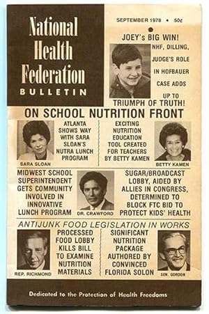 National Health Federation Bulletin Volume XXIV Number 8 (September 1978)