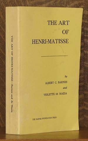 Seller image for THE ART OF HENRi MATISSE for sale by Andre Strong Bookseller