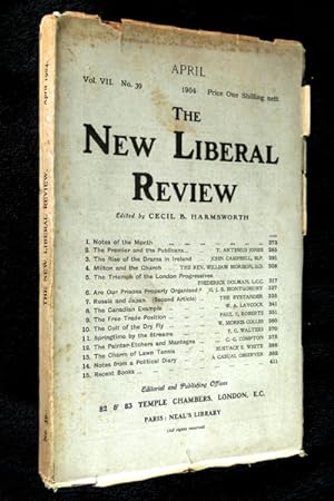 The New Liberal Review: Vol VII. No. 39.